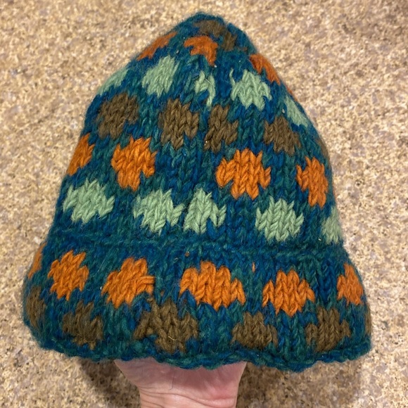 Rising Tide Nepal Wool Knit Hat Fleece Lined - Picture 7 of 15